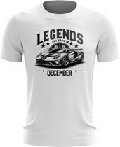 Camiseta Lendas Nascem em Dezembro Carros Esportivos 4 Camiseta Lendas Nascem em Dezembro Carros Esportivos 4