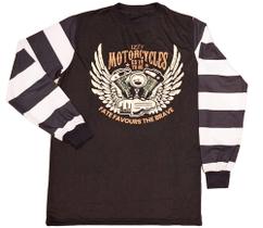 Camiseta Lenhador - O Destino Favorece Os Bravos. Camiseta Lenhador - O Destino Favorece Os Bravos.