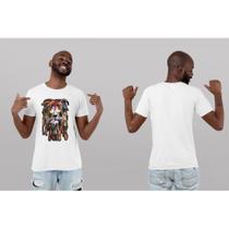 Camiseta leon marley estampa dreads 100%algodão unissex