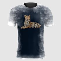 Camiseta Leopardo Malvado Descansando