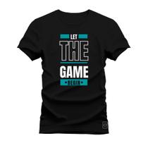 Camiseta Let The Plus Size Extra Grande Algodão Estampa Digital