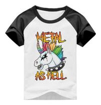 Camiseta Lgbt Unicórnio Metal As Hell Rock N' Roll