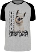 Camiseta lhama animal Blusa Plus Size extra grande adulto ou infantil