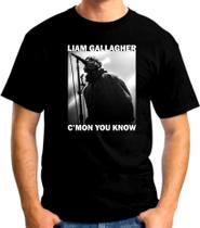 Camiseta Liam Gallagher C'mon You Know - Somar