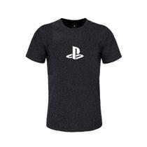 Camiseta Licenciada Playstation Classic Ps Geek Cinza Escuro - MN TECIDOS