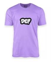 camiseta lilas estampa dep