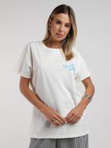 Camiseta Limão Costas Manga Curta Feminina OFF WHITE - Lecimar Camiseta Limão Costas Manga Curta Feminina OFF WHITE - Lecimar