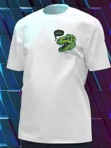 Camiseta linha Diversos: Rex Talking com estampa frente e costas