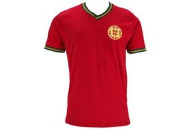 Camiseta Linha Retro Portugal Vermelha - Masculino - RETROMANIA