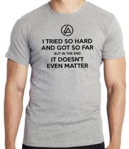 Camiseta Link Park I tried Blusa criança infantil juvenil adulto camisa tamanhos