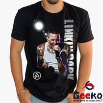 Camiseta Linkin Park 100% Algodão Chester Bennington Rock Geeko