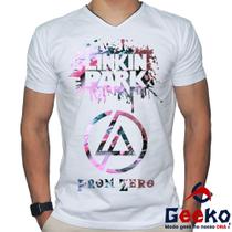 Camiseta Linkin Park 100% Algodão From Zero The Emptiness Machine Heavy Crown Emily Armstrong Geeko