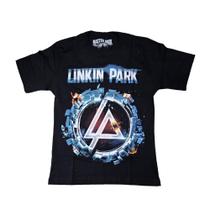 Camiseta Linkin Park Banda de Rock Blusa Adulto Unissex MRLP1 MR445 Camiseta Linkin Park Banda de Rock Blusa Adulto Unissex MRLP1 MR445