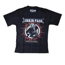 Camiseta Linkin Park Meteora Banda de Rock Blusa Adulto Unissex MRLP2 MR444 Camiseta Linkin Park Meteora Banda de Rock Blusa Adulto Unissex MRLP2 MR444