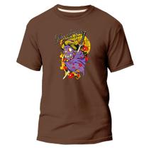 Camiseta Lisa Algodão Premium Estampa Digital Yokai Umibozu