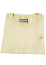 Camiseta lisa casual feminina amarela coleção beija-flor Camiseta lisa casual feminina amarela coleção beija-flor