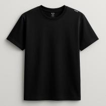 Camiseta Lisa de Algodão Egípcio e Poliamida com Proteção UV