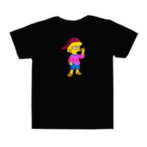Camiseta Lisa Personagem Simpson camisa envio em 24hrs