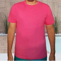 Camiseta Lisa Rosa Pink Masculina