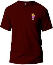 Camiseta Lisa Simpsons Classic Adulto Camisa Manga Curta Premium 100% Algodão Fresquinha