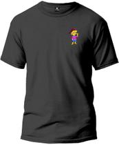 Camiseta Lisa Simpsons Classic Adulto Camisa Manga Curta Premium 100% Algodão Fresquinha