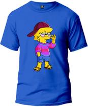 Camiseta Lisa Simpsons Masculina e Feminina 100% Algodão Primeira Linha Gola Redonda - Wintershop