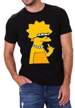 Camiseta Lisa Simpsons Meme Camisa Unissex DTF Camiseta Lisa Simpsons Meme Camisa Unissex DTF