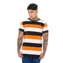 Camiseta Listrada Ridens Estilo Clássico em Apenas 1 Peça Camiseta Listrada Ridens Estilo Clássico em Apenas 1 Peça
