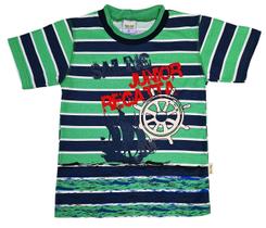 CAMISETA LISTRAS ESTAMPA BARCO 100% ALGODÃO Nº 3