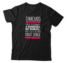 Camiseta Literatura Machado Guimaraes Jorje Amado Camisa Unissex