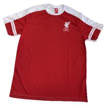 Camiseta Liverpool Old School Liverbird Masculino - Vermelho e Branco