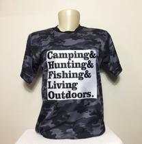 Camiseta Living Outdoors Camuflada