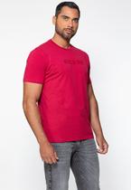 Camiseta Logo Bordado Guess Vermelho