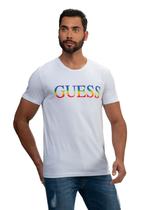 Camiseta Logo Pride Guess Branco