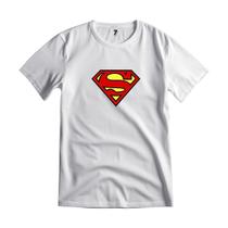 Camiseta Logo Super Homem Superman DC Malha 100% Algodão Premium Camiseta Logo Super Homem Superman DC Malha 100% Algodão Premium
