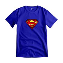 Camiseta Logo Super Homem Superman DC Malha Fria Antipilling Camiseta Logo Super Homem Superman DC Malha Fria Antipilling
