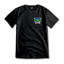 Camiseta Logo UnB Lateral Universidade Federal Algodão Camiseta Logo UnB Lateral Universidade Federal Algodão