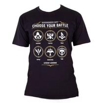 Camiseta Lol Choose Your Battle G Preto Piticas 22103