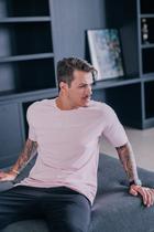Camiseta long bat - flower - rosa Camiseta long bat - flower - rosa