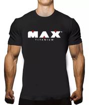 Camiseta Long line Dry fit Max titanium Suplementos.