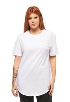 Camiseta Long line Feminina Manga Curta C1