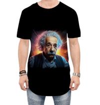 Camiseta Longline Albert Einstein Físico Brilhante Gênio 5