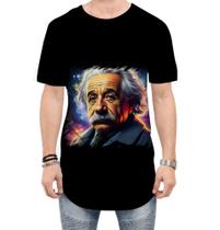 Camiseta Longline Albert Einstein Físico Brilhante Gênio 6