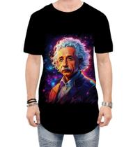 Camiseta Longline Albert Einstein Físico Brilhante Gênio 7