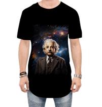 Camiseta Longline Albert Einstein Físico Brilhante Gênio 9