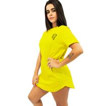 Camiseta Longline Blusa Longa Mullet Estampada Pre Historic