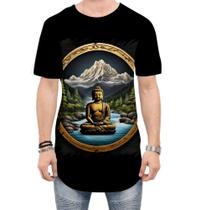 Camiseta Longline Buda Logo Budismo Buda Religião 1 Camiseta Longline Buda Logo Budismo Buda Religião 1