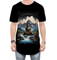 Camiseta Longline Buda Logo Budismo Buda Religião 2 Camiseta Longline Buda Logo Budismo Buda Religião 2