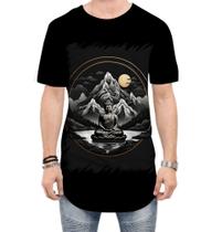 Camiseta Longline Buda Logo Budismo Buda Religião 4 Camiseta Longline Buda Logo Budismo Buda Religião 4