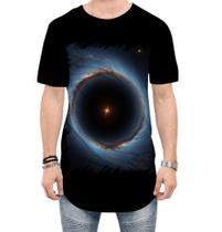 Camiseta Longline Buraco Negro Gravidade Espaço 17